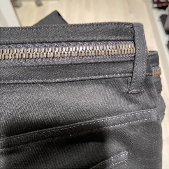 Givenchy black jeans size 30x31 inseam zipper detail in belt loop denim - Picture 5 of 7